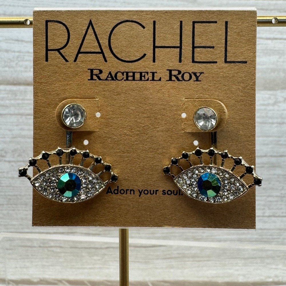 RACHEL ROY "evil eye" earrings
